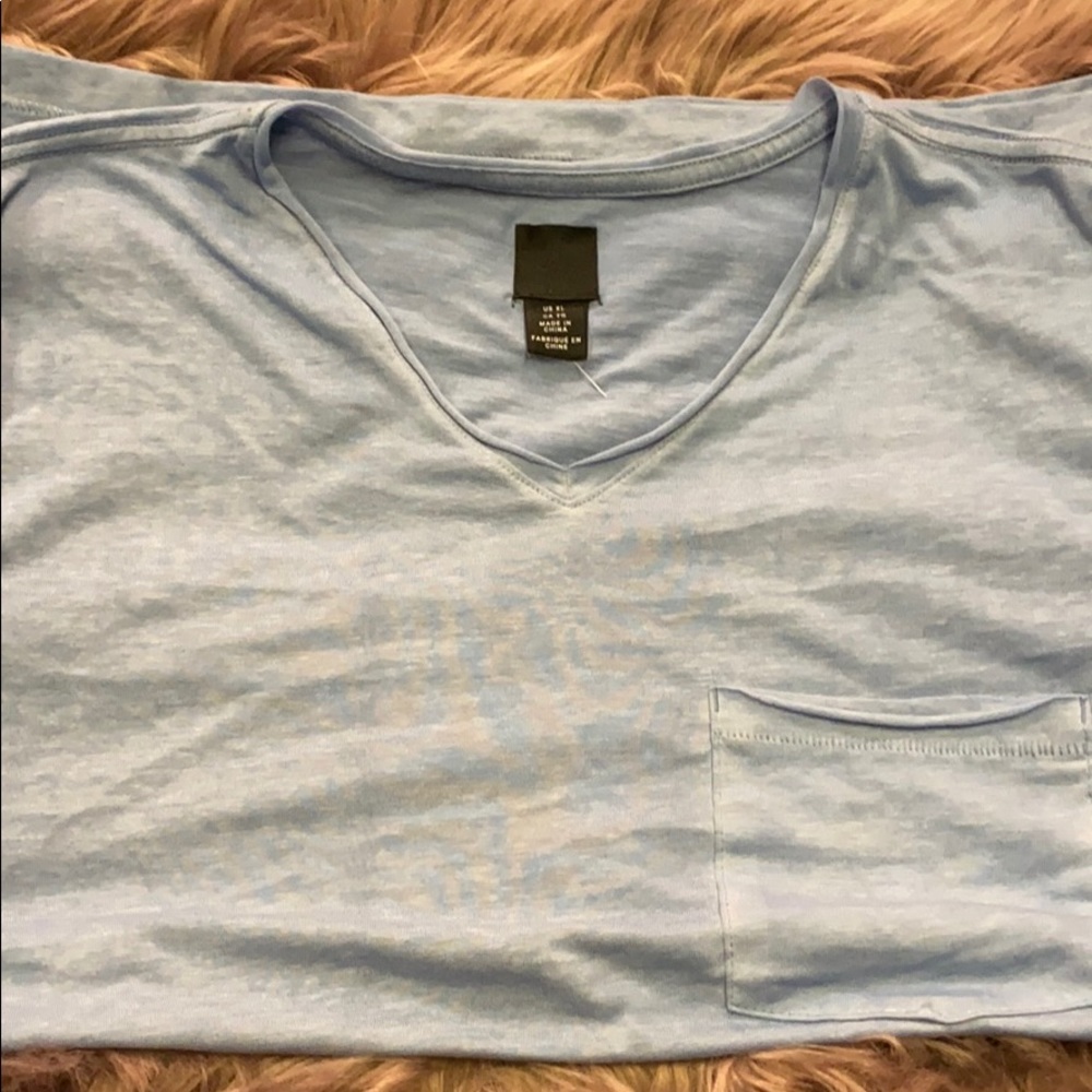 Baby blue shirt